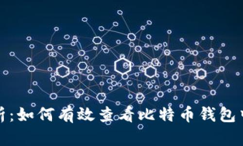 全面解析:如何有效查看比特币钱包中的金额?
