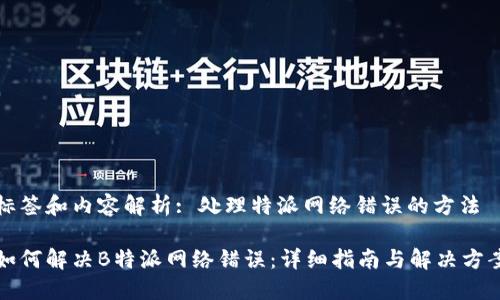 标签和内容解析: 处理特派网络错误的方法

如何解决B特派网络错误：详细指南与解决方案