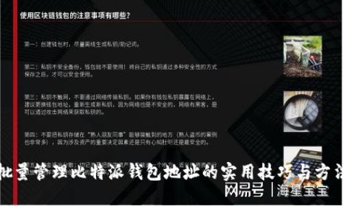 批量管理比特派钱包地址的实用技巧与方法